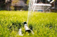 How garden sprinklers can lead to water damage